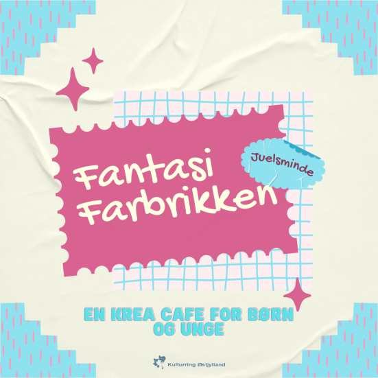 Logo for Fantasy Fabrikken på Juelsminde Folkebibliotek