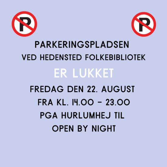 Tekst om parkeringspladslukning