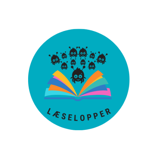 Logo for Læselopper på Hedensted Folkebibliotek