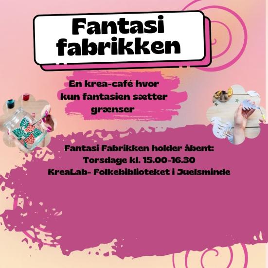Plakat vedrørende Fantasifabrikken