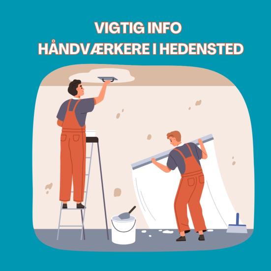 Håndværkere maler og tapetserer