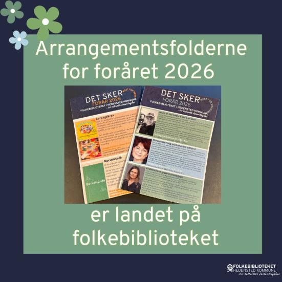 Billede af nye arrangementsfoldere