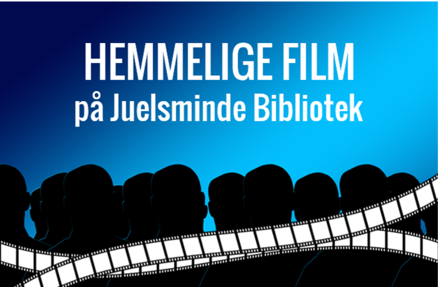 Logo for Hemmelige film på Juelsminde Bibliotek