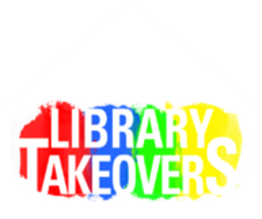 Library takeovers logo