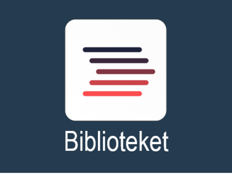 App'en Biblioteket logo