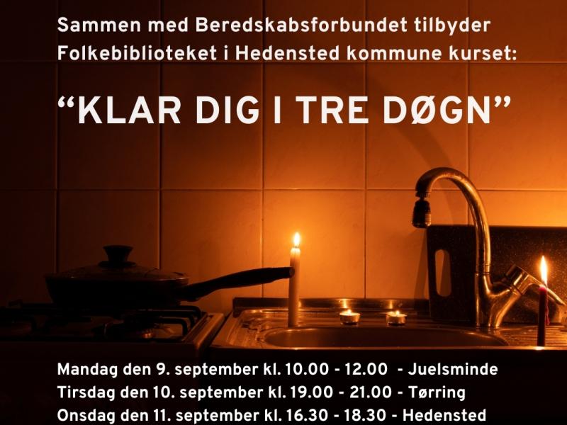 Logo for Klar dig i tre døgn