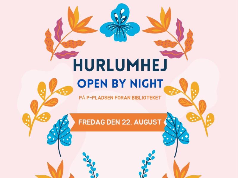 Logo for Hurlumhej på Hedensted Folkebibliotek