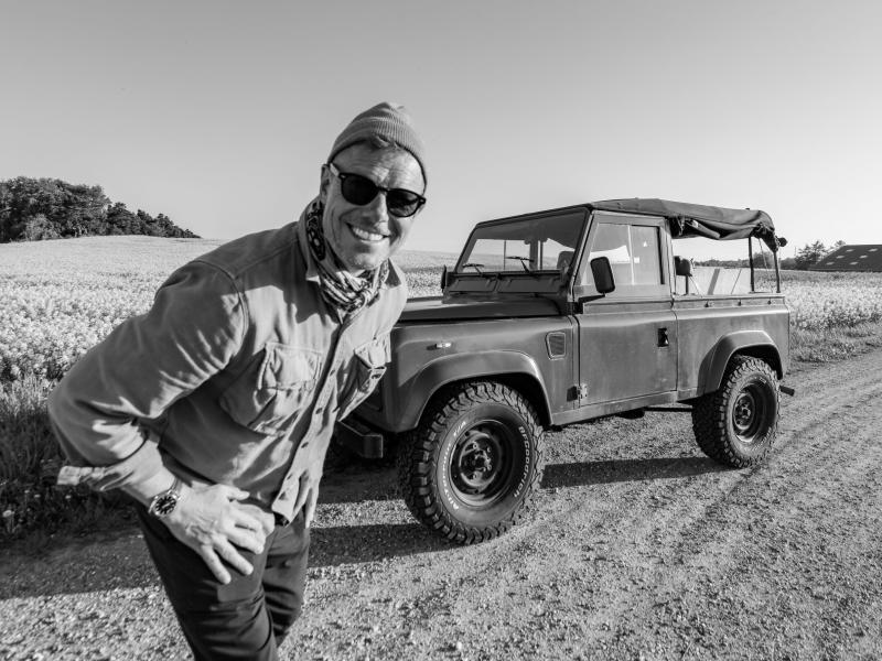 Morten Kirckhoff på safari