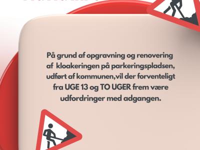 Skilte med vejarbejde mv.
