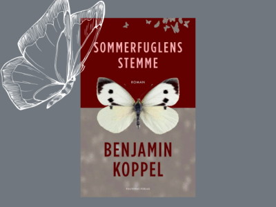 Bogforside og sommerfugl