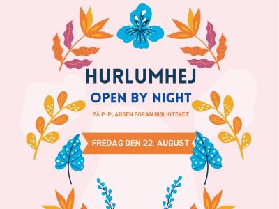 Logo for Hurlumhej på Hedensted Folkebibliotek