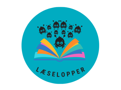 Logo for Læselopper på Hedensted Folkebibliotek