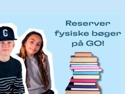 Børn og en stak bøger 