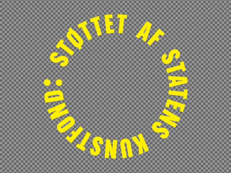 Logo for Støttet af Statens Kunstfond